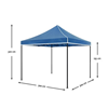 Budget Partytent Easy Up 3x3 meter Blauw