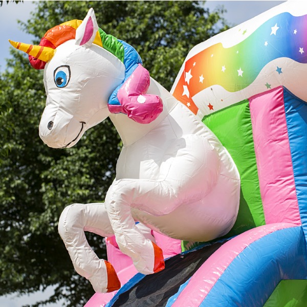 Springkussen Unicorn Deluxe